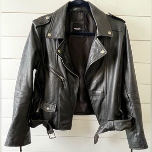 Nasty Gal leather jacket perfect for wedding